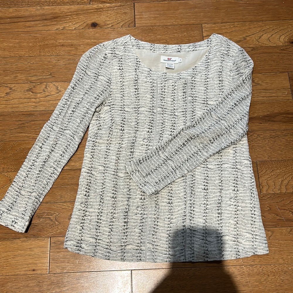 Vineyard Vines Snake print blouse